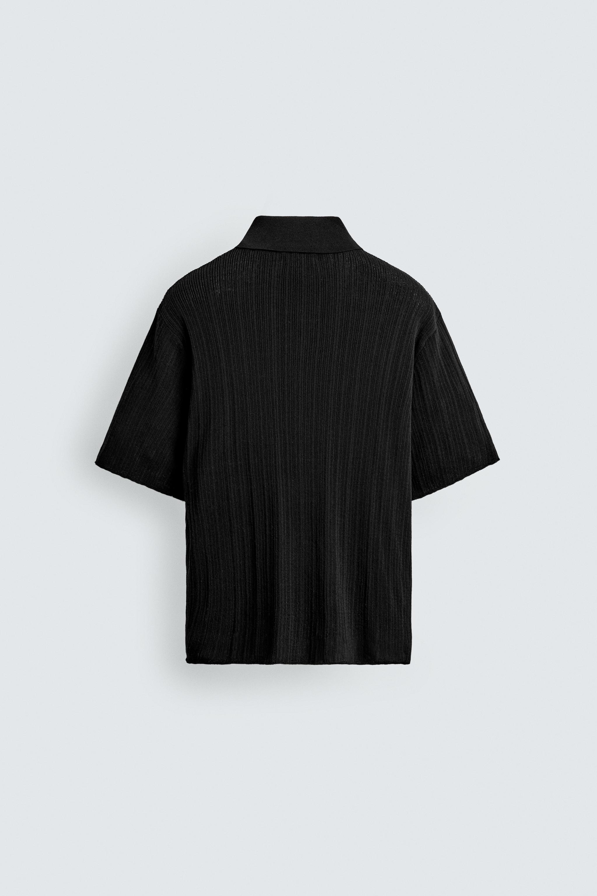 CHEMISE EN MAILLE STRUCTURÉE